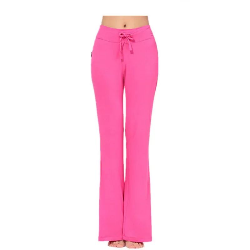 Women's 2025 new slim fit flared pants, fashionable spring and summer pants, women's solid color casual comfortable flared pants