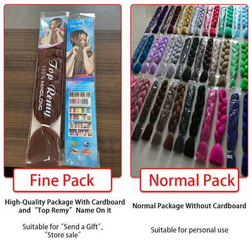 Imagen 2 del producto Extensiones de cabello de ganchillo de 82 pulgadas, pelo sintético trenzado Jumbo más grande de 41 pulgadas, 165g, preestirado, venta al por mayor, para trenzas torcidas en caja