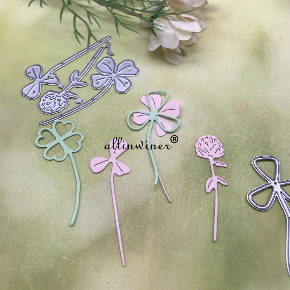 Four leaf clover Metal Cutting Dies Stencils Die Cut for DIY Scrapbooking Album Paper Card Embossing