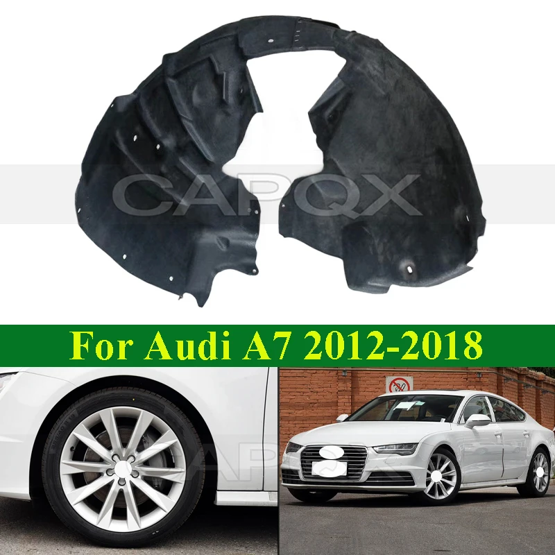 

CAPQX Front Fender Lined Mudguard For Audi A7 2012-2018 Front Fender Lining Inner Fender Liner