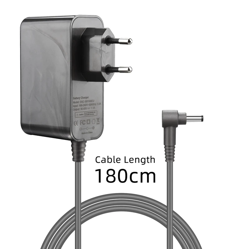 Promotion!Charger For Dyson V10 V11 V15 SV12 SV15 Vacuum Cleaner Replace Charging Line Battery Power Adapter 30.45V /1.1A EU Plu