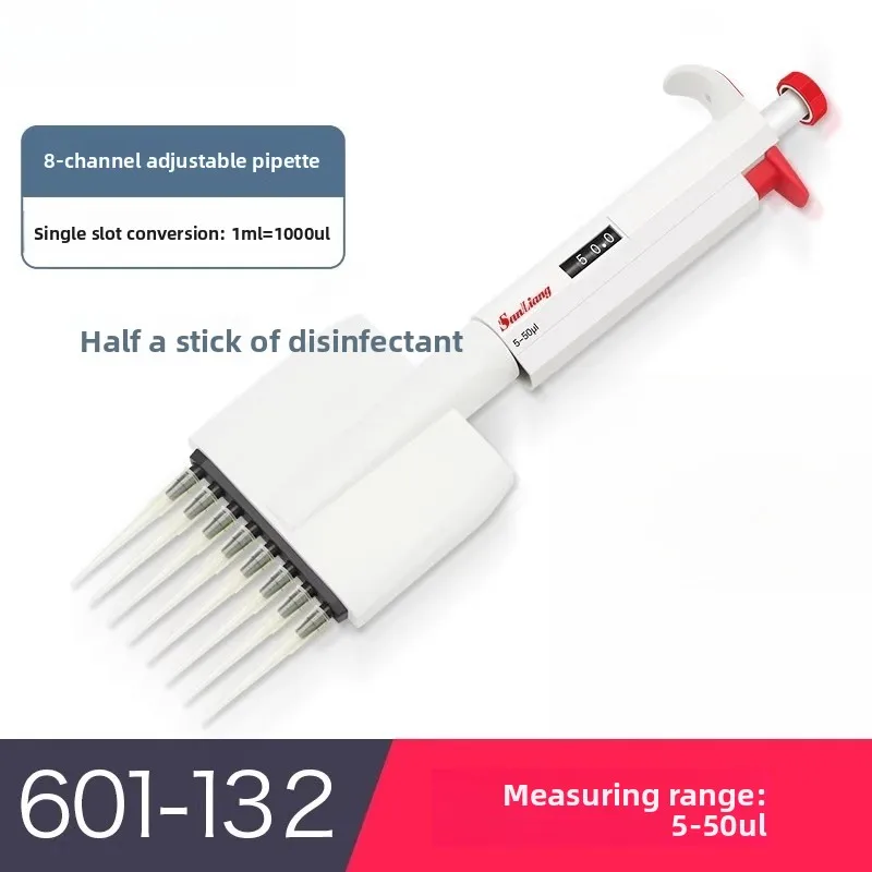 DXY 8 Channels Mechanical Adjustable Volume Autoclavable Micropipette Pipettor