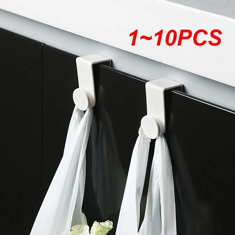 1~10PCS Door Durable Strong Traceless No-hole Heavy-duty Door Back Hanger Durable Heavy-duty Hanger Space-saving Trendy Hook