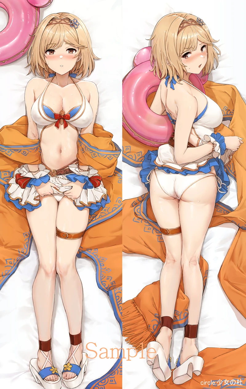 

Dakimakura Anime djeeta (granblue fantasy) Double-sided Print Life-size Body Pillow Cover