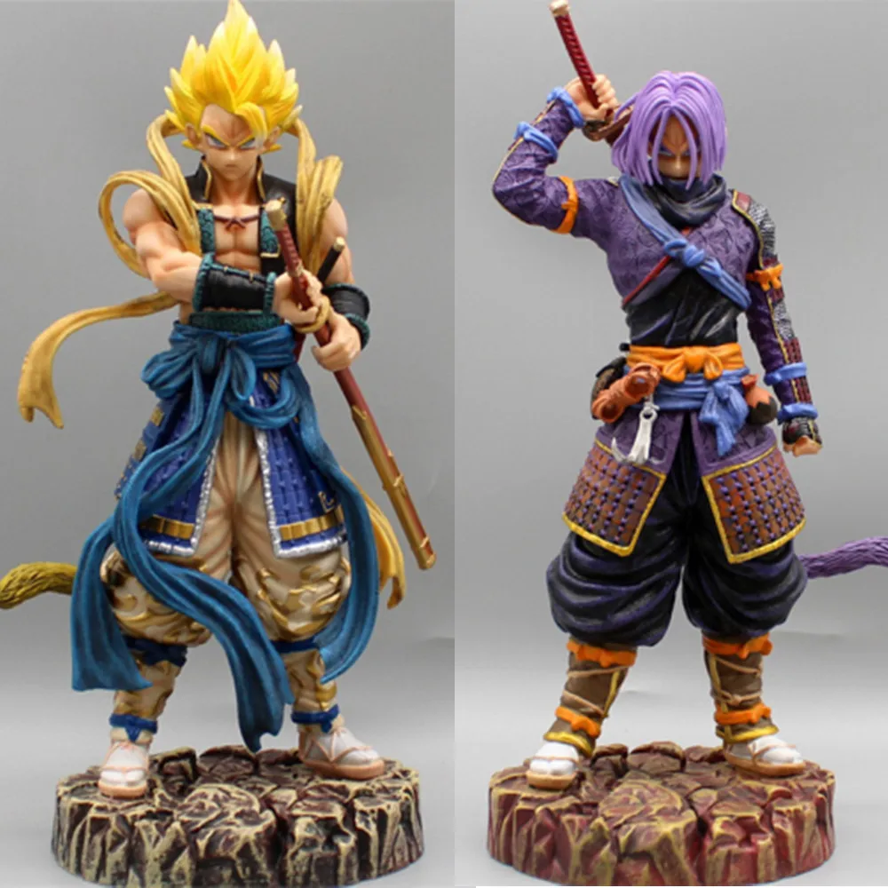 

31cm Dragon Ball Gk Samurai Gogeta Trunks Goku Anime Figures Model Ornaments PVC Series Color Box Peripheral Toy Collection Gift