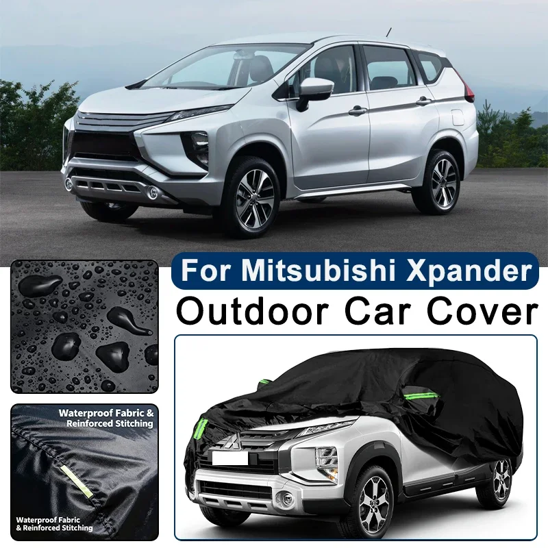 

Outdoor Car Cover Waterproof Dustproof UV Sun Protection, Full Car Protector Exterior Parts For Mitsubishi Xpander 2017-2026