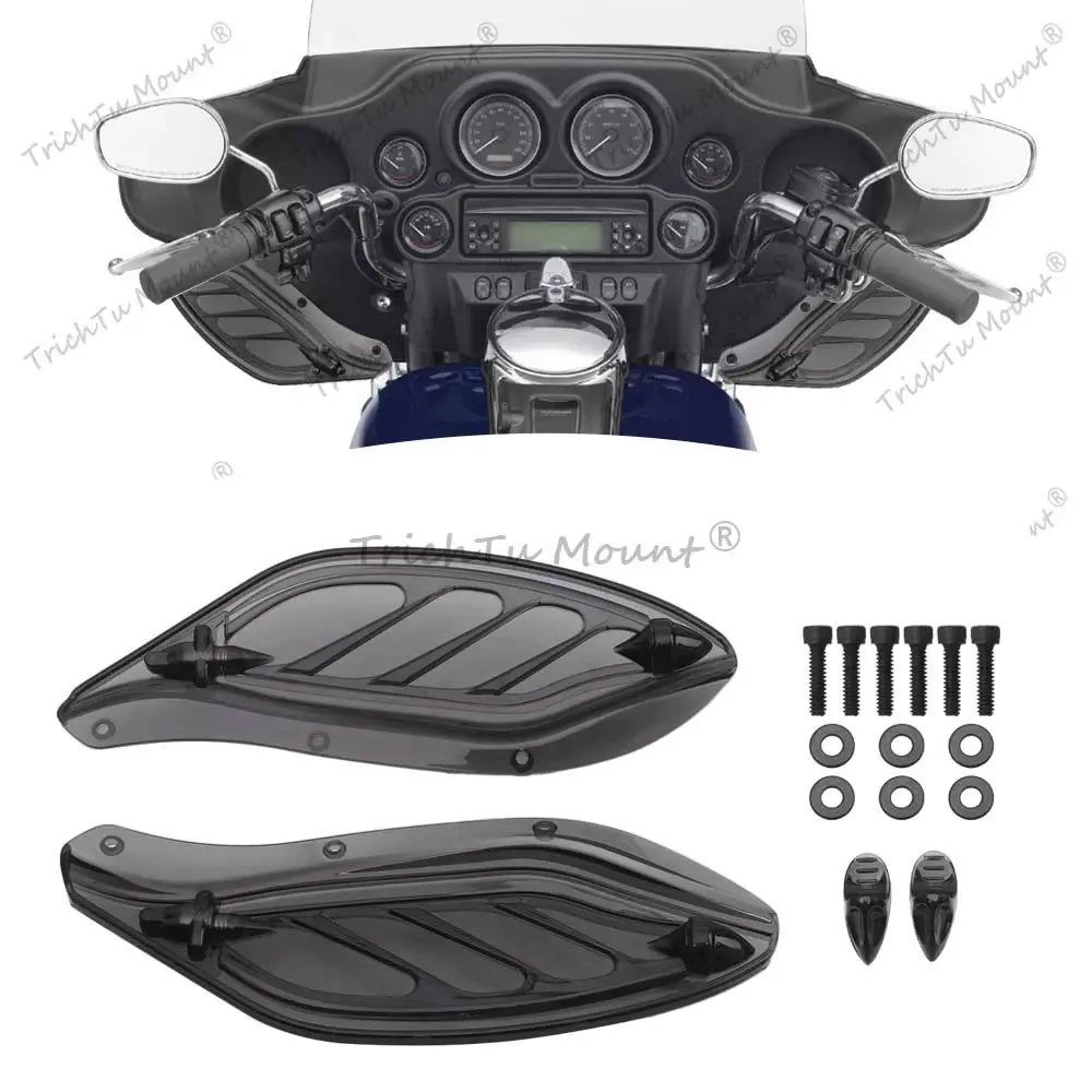 

Motorcycle Fairing Air Deflectors ABS Plastic For Harley Electra Glide Ultra Limited FLHTCU Street Glide CVO 1996-13 Accessories