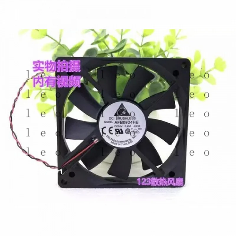 

CC for Delta AFB0924HB 9015 DC24V 0.45A 9CM 2-Wire Inverter Cooling Fan
