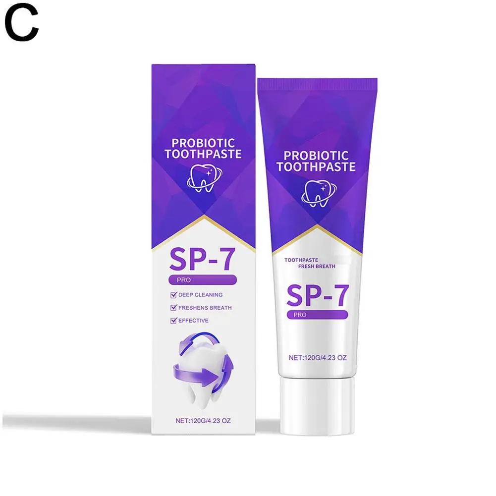 Sip-4 Dentifricio probiotico Schiarente Rimozione macchie Sp-6 Dentifricio Sp-7 Dentifricio probiotico Sbiancare l'alito Denti freschi J3T8