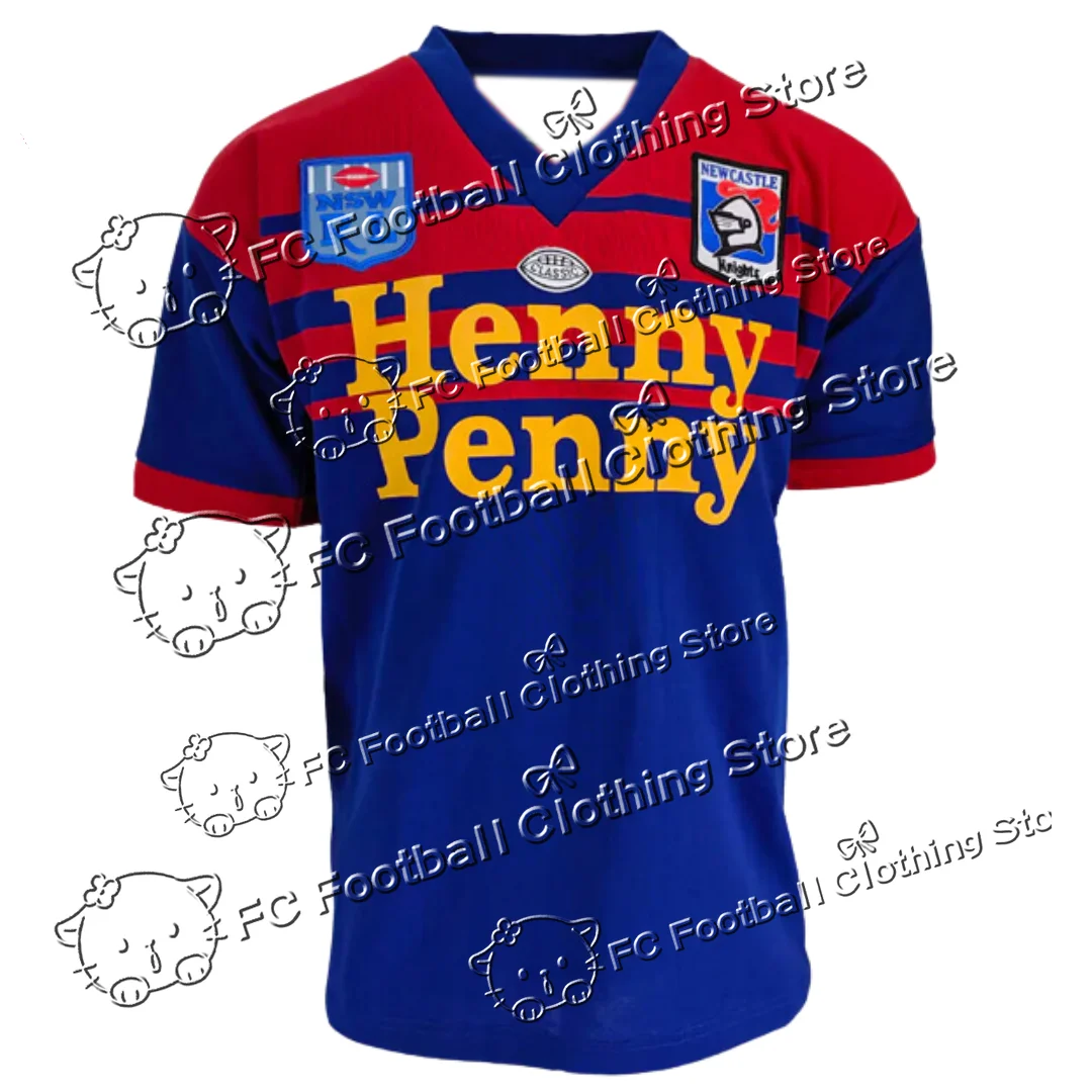 

Джерси Newcastle Knights 1988, ретро-лиги регби — размеры от S до 5XL, для взрослых и детей, для занятий спортом на открытом воздухе, удобная дышащая футболка с коротким рукавом