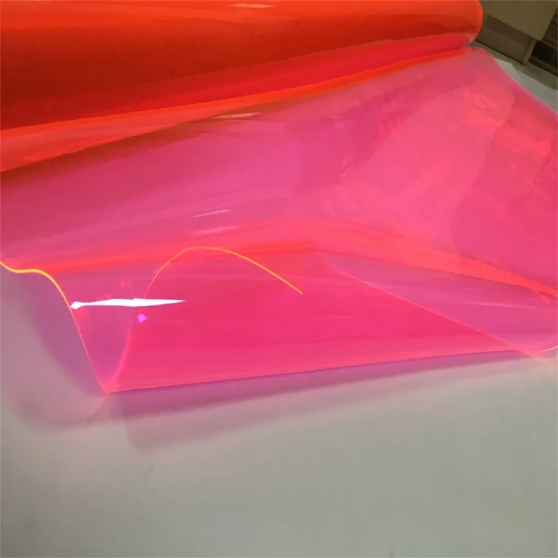 1MM Translucent Faux Leather Sheets PVC Vinyl Film for Packaging Decoration Bag Making DIY Sewing Craft material 1.37*2m