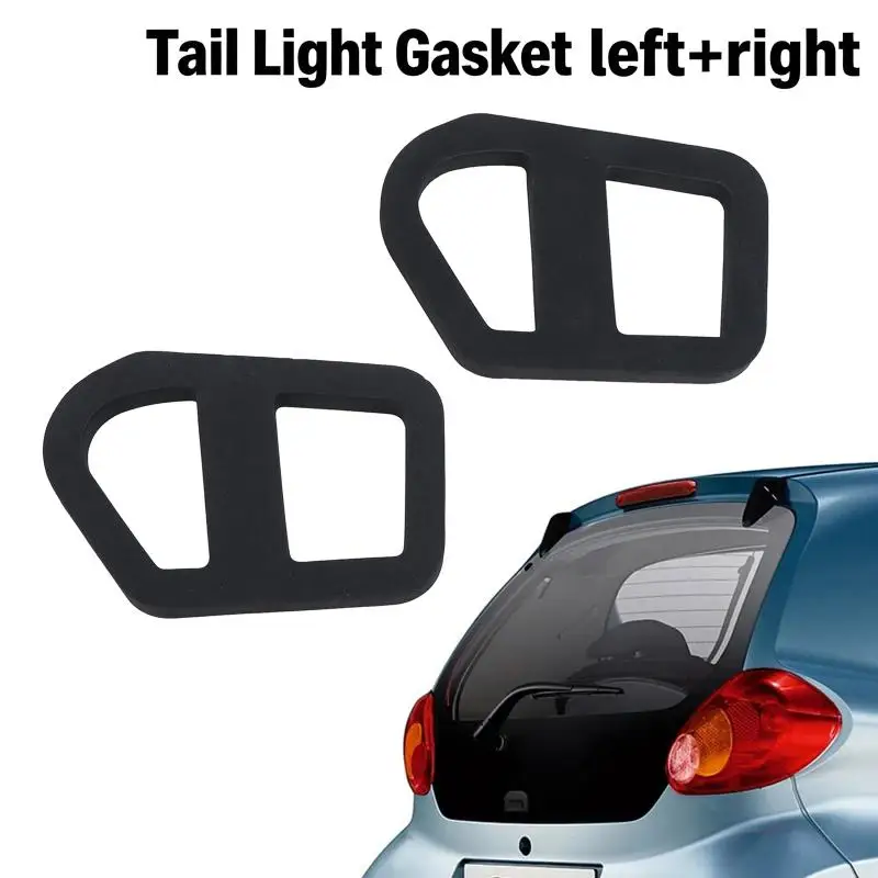 2Pcs Tail Light Waterproof Gasket Heat-resistant Sealing Rubber Pads Suitable for Aygo Car Exterior Accessories