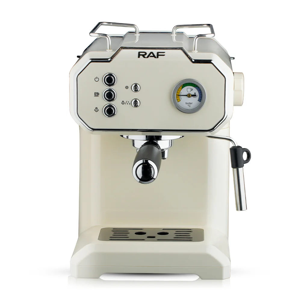 220V Household Small Semi-Automatic High-Pressure Steam Milk Foam Office In Italian Coffee Machine Home On The Table