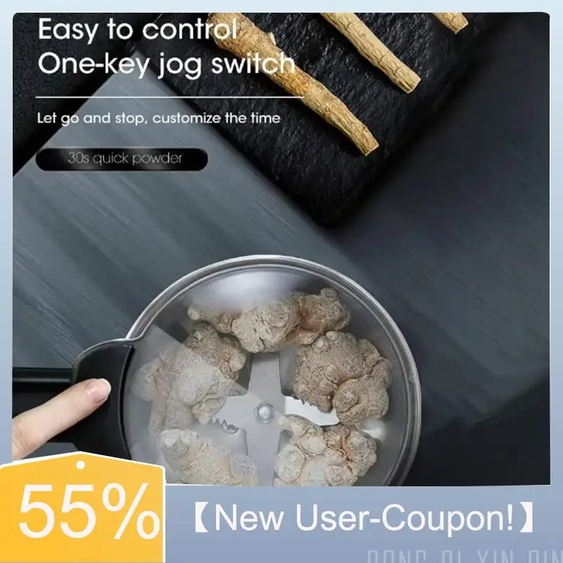 A60T New Electric Multifunctional New Grinder 400W Home Kitchen Cereal Grinder Machine For Beans, Grains, Nuts, Spices