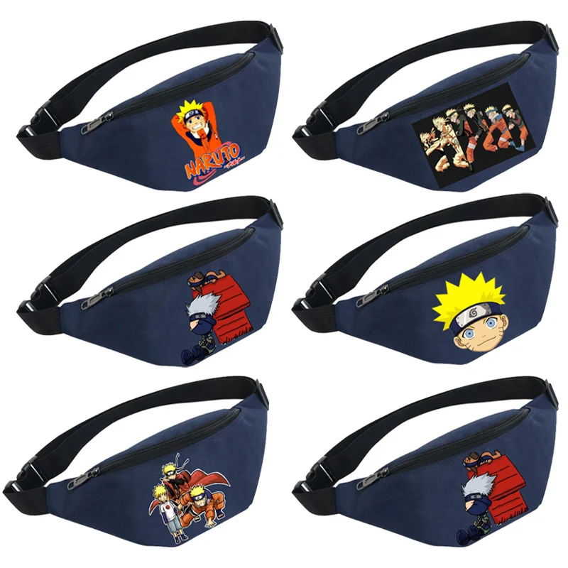 

Поясная сумка Наруто, модная мужская и женская сумка через плечо, нагрудная сумка, повседневная спортивная сумка для мобильного телефона, дорожная поясная сумка, подарки