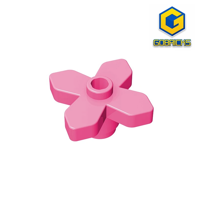 MOC PARTS – GDS-943 plante fleur 2x2 feuilles-angulaire compatible avec lego 4727 jouets assembler des blocs de construction technique