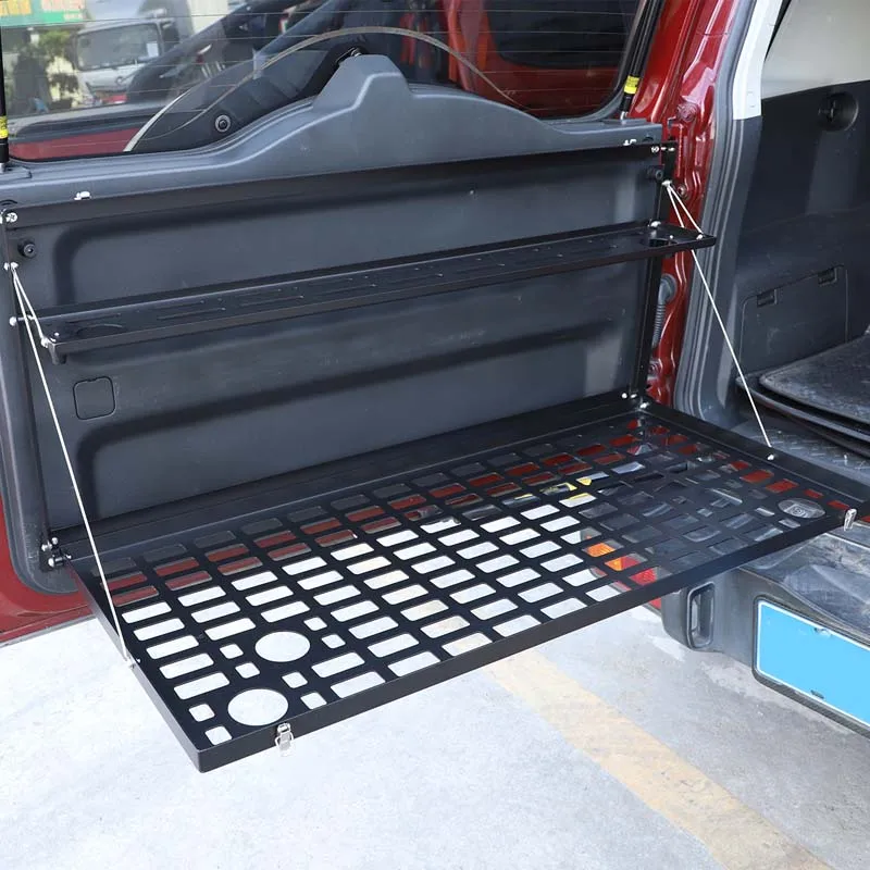 For 07-21  FJ Cruiser tailgate multi-function storage rack outing travel tailgate luggage rack storage folding rack