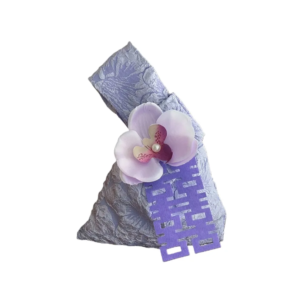 

Flower Pendant Tassel Knot Wrist Bag Chinese New Year Printing Wedding Candy Bag Temperament Butterfly Orchid/Rose