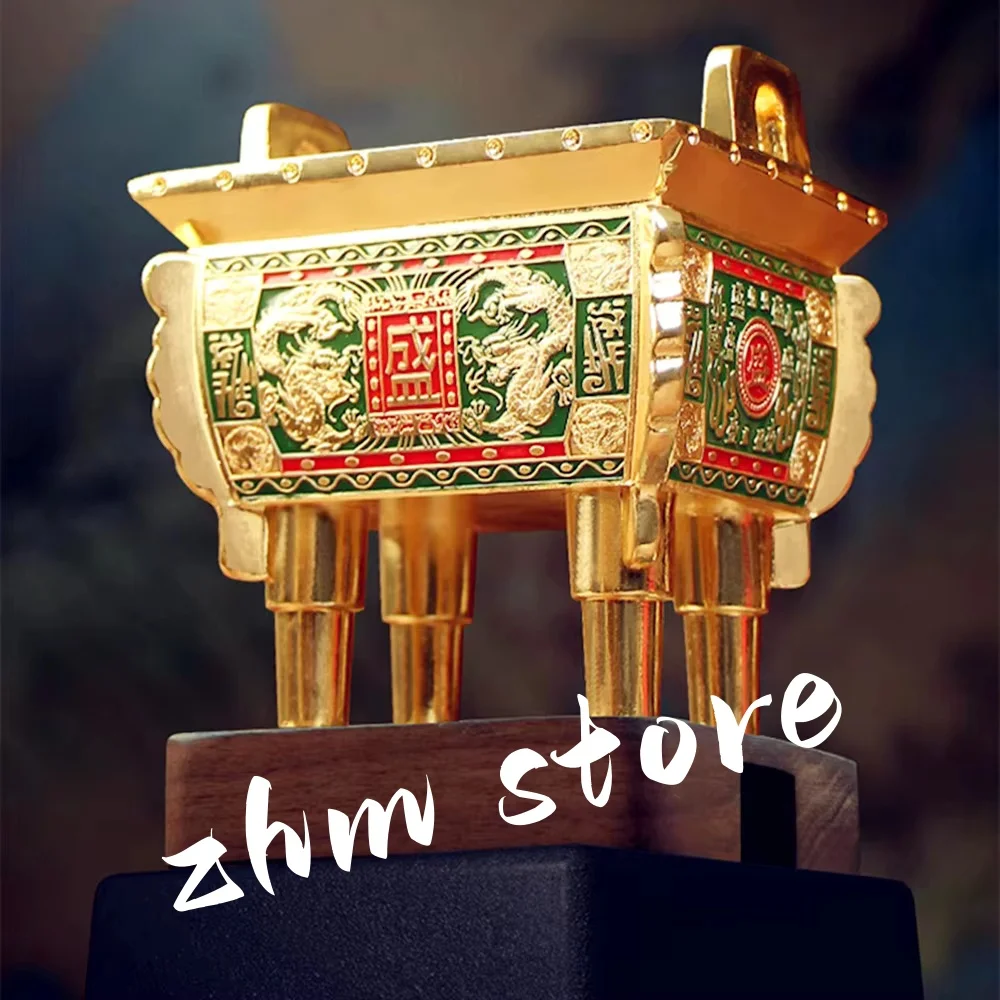 

1pc Gold Color Chinese Fengshui Auspicious Dragon Decorate Exquisite Incense Burner/Incense Base