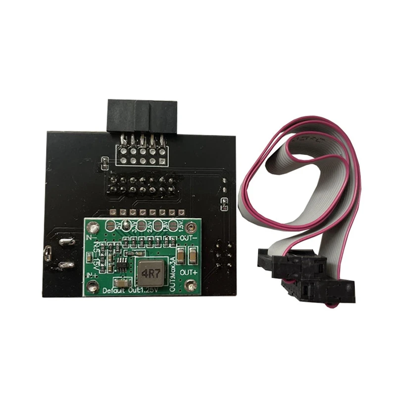 ISP TO JTAG BOARD สำหรับ RT809H โปรแกรมเมอร์ MCU TMS320F28035 eMMC ISP BOARD อะไหล่สีดำสำหรับอินเวอร์เตอร์เครื่องปรับอากาศ