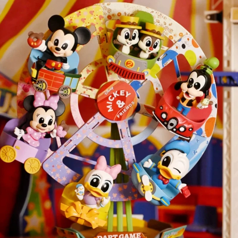 

Коллекционная мини-кукла Hot Toys Character Mi Qi And Friends Ferris Wheel Cosbi в слепой коробке, украшение для дома, сюрприз, праздничные подарки