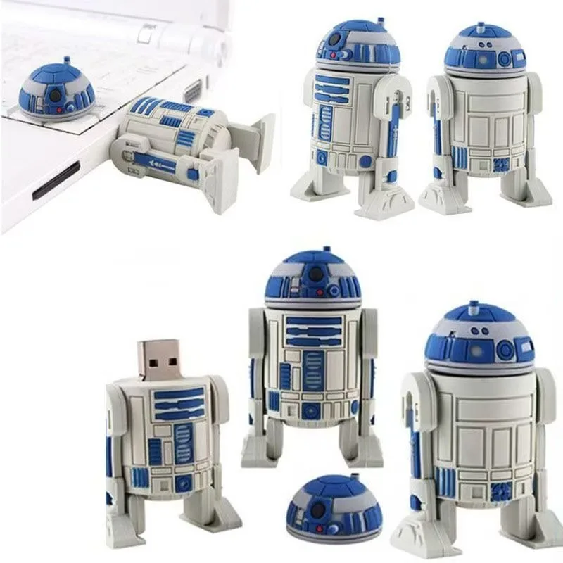 Star Wars USB Flash Drive Anime Geschikt voor Computers 32GB 64GB 128GB Grote Capaciteit Pen Drive Draagbare sleutelhanger USB Drive