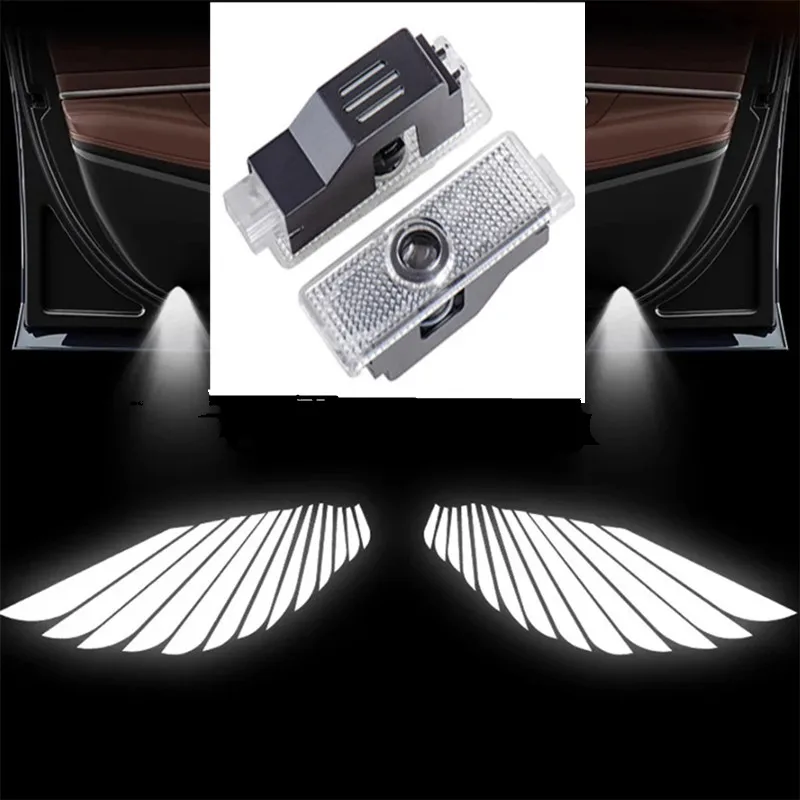 

2X LED Angel Wing show Lamp For BMW 1 5 6 3 7 series X1 X3 X5 M3 M5 Z4 F10 F30 F13 E86 E87 E60 E63 E68 Car Door light Accesssory