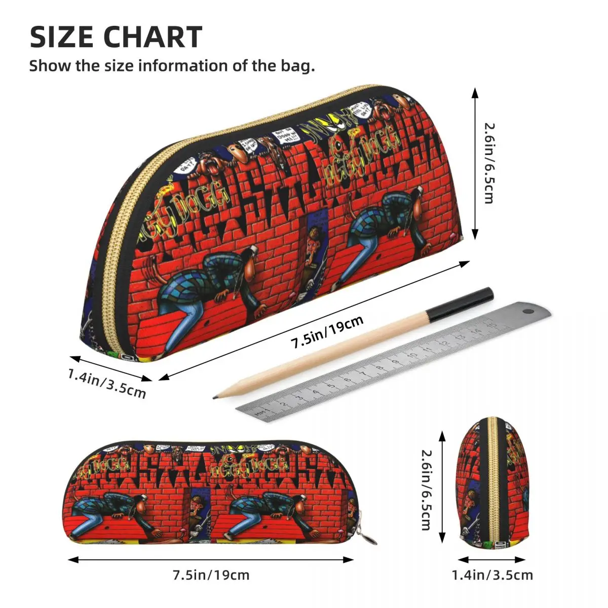 سنوب دوج دوجي ستايل مقلمة حامل قلم تخزين لوازم مكتبية تخزين كبير صندوق القلم حقيبة أقلام رصاص لهدايا الطلاب