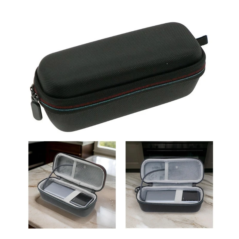 Carry Case with Inner Mesh Pocket For Xiaomi Built-in Cable Power Banks Scratch Resistant EVA Box Splashproof Storage Bag