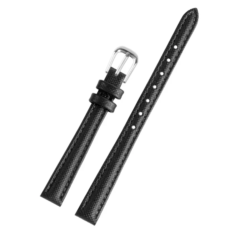 10mm Small Size soft Cowhide Watch Strap For Armani White Moonlight AR1763 AR1764 AR1961 AR1684 Women's Genuine lea-ther strap