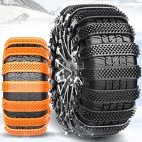 1pc Car Winter Tire Wheels Snow Chains Snow Tire Anti-skid Chains Wheel Tyre Cable Belt Winter Outdoor Emergency Tools Accessory