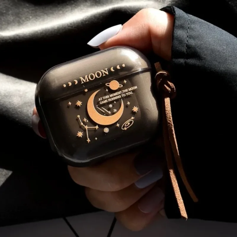 Coque AirPods AirPods 4 4e Pro 2, motif étoilé, en TPU, antichoc, antichoc, pour écouteurs, 3 2 1 Pro2