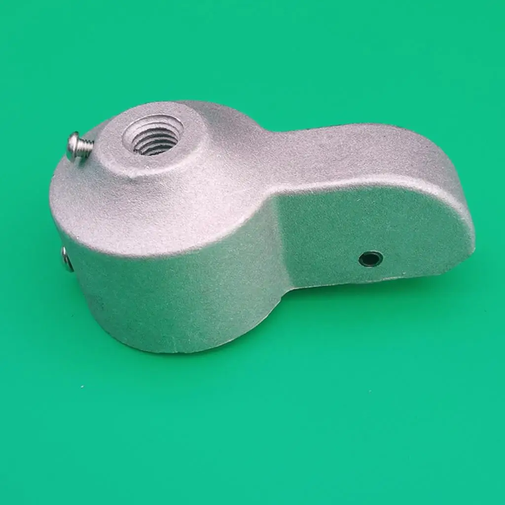Cast Aluminum Alloy Flagpole Truck Silver Outdoor Head Attachable Part for 2 Inch Diameter Flagpole