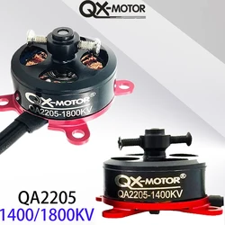 QX-MOTOR silnik bezszczotkowy QA 2205 1400kv 1800kv 2s 3s wykorzystuje 20A ESC do samolotu stałopłatowego F3P RC