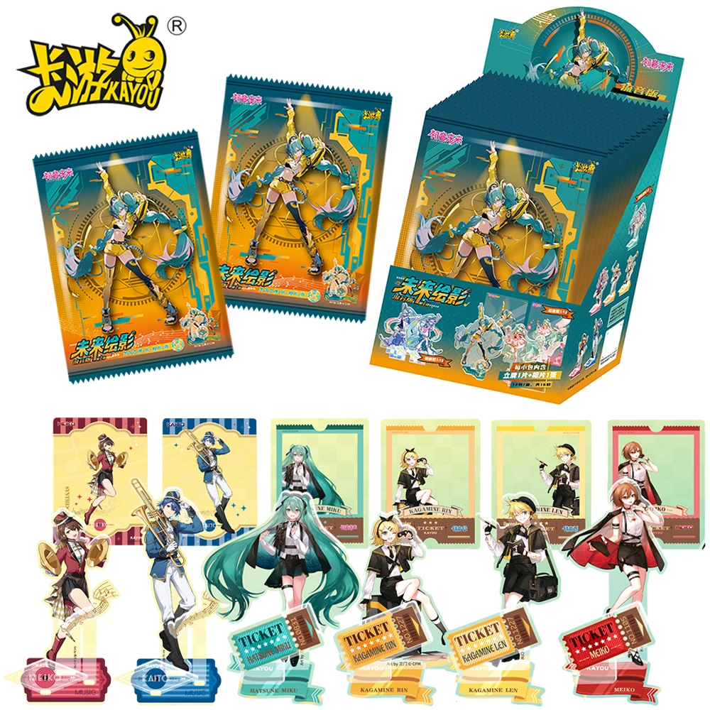 

New KAYOU Original Hatsune Miku Fans Favorite Exquisite Acrylic Stand Model Boys and Girls Room Decoration Ornaments Toys Gifts
