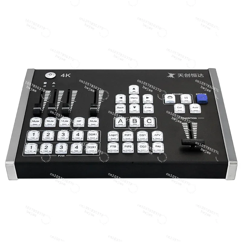 Portable 4K Video Mixer With High-definition Video Special Effects And Streaming Capabilities, 4HDMI Switcher
