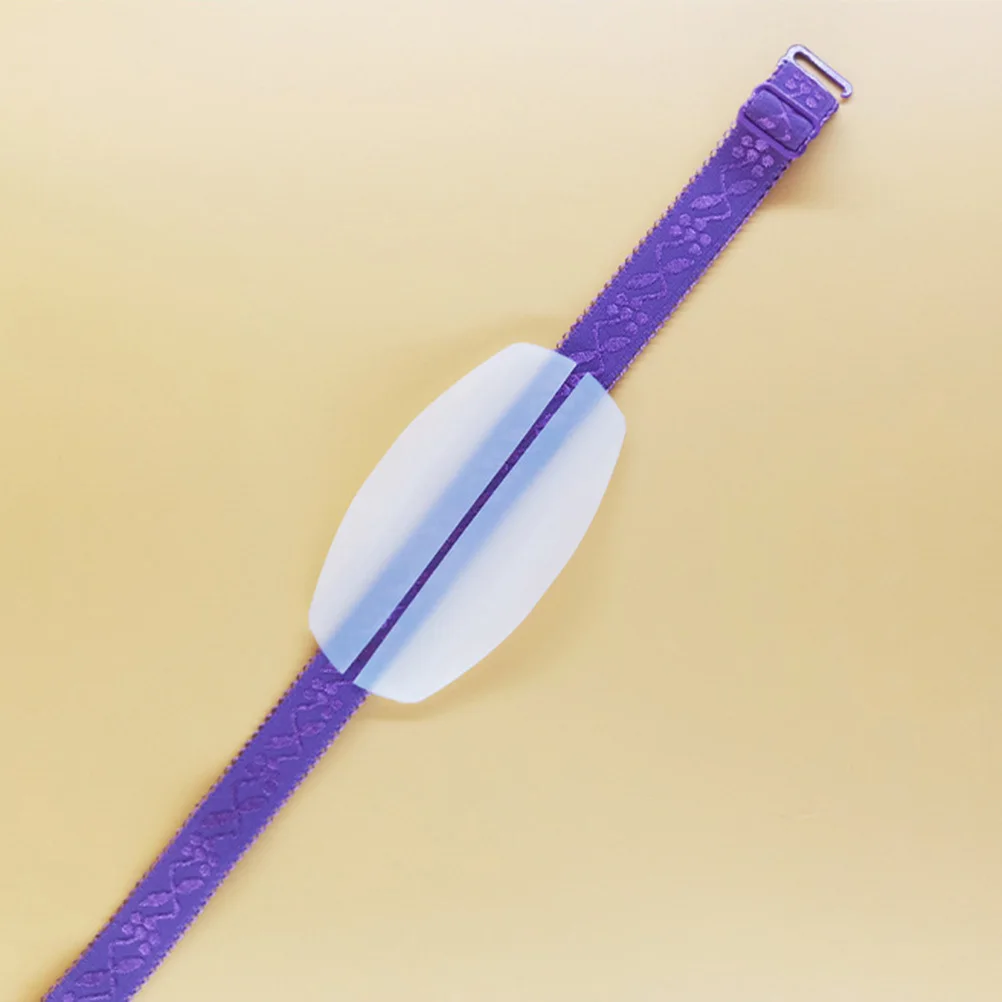 6 قطعة منصات الكتف المضادة للانزلاق سيليكون وسادة غير مرئية للنساء بسط الصدرية محسن ارتداء اليومي اللياقة البدنية تشكيل #1