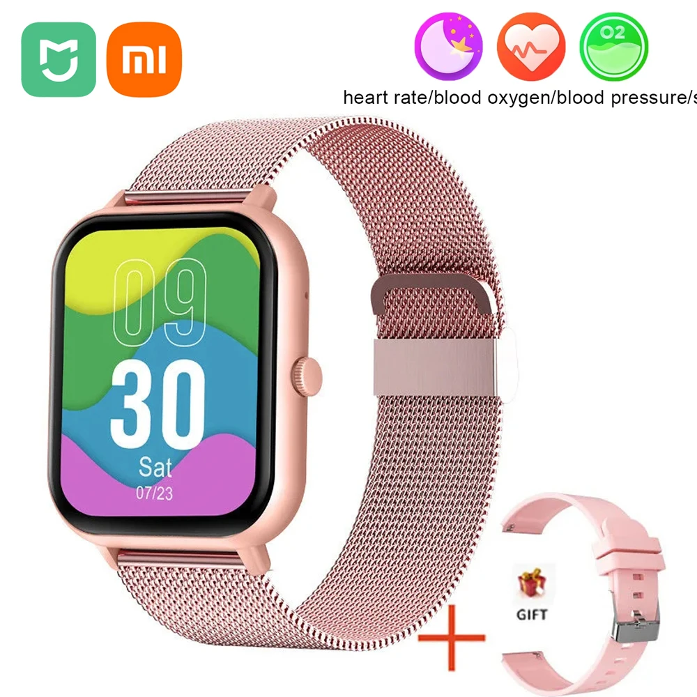 Xiaomi mijia Women\'s Smart Watch Bluetooth Call Custom Dial SmartWatch Lady Waterproof Fitness Smart Bracelet For Android IOS