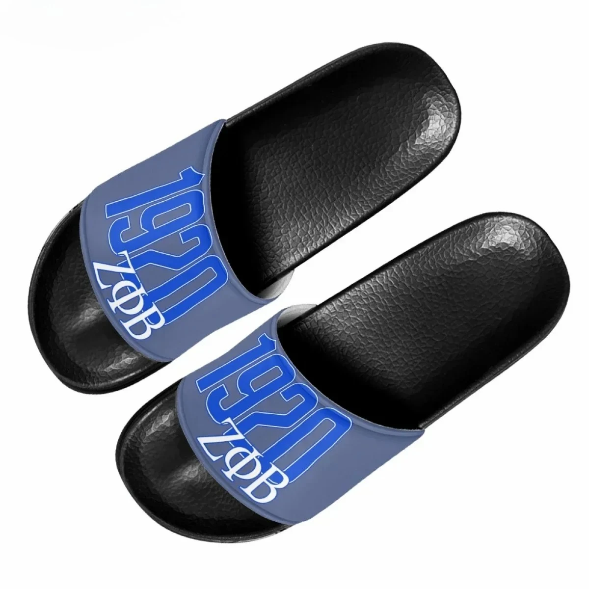 

Zeta Phi Beta Sorority Art Design Custom Slippers For Women Men Home Non-Slip Slippers Couple Outdoor Beach Sandals