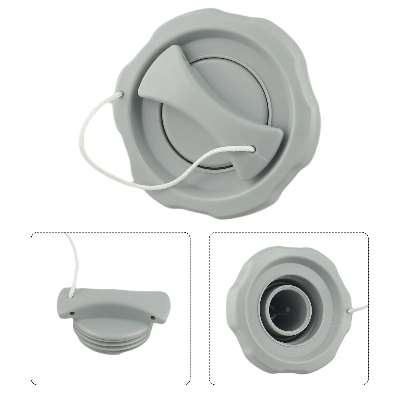 Para duraplus spa para p06757 tampa de parafuso de inflação para fácil configuração para manutenção de spa tampa deflação de vedação segura cinza