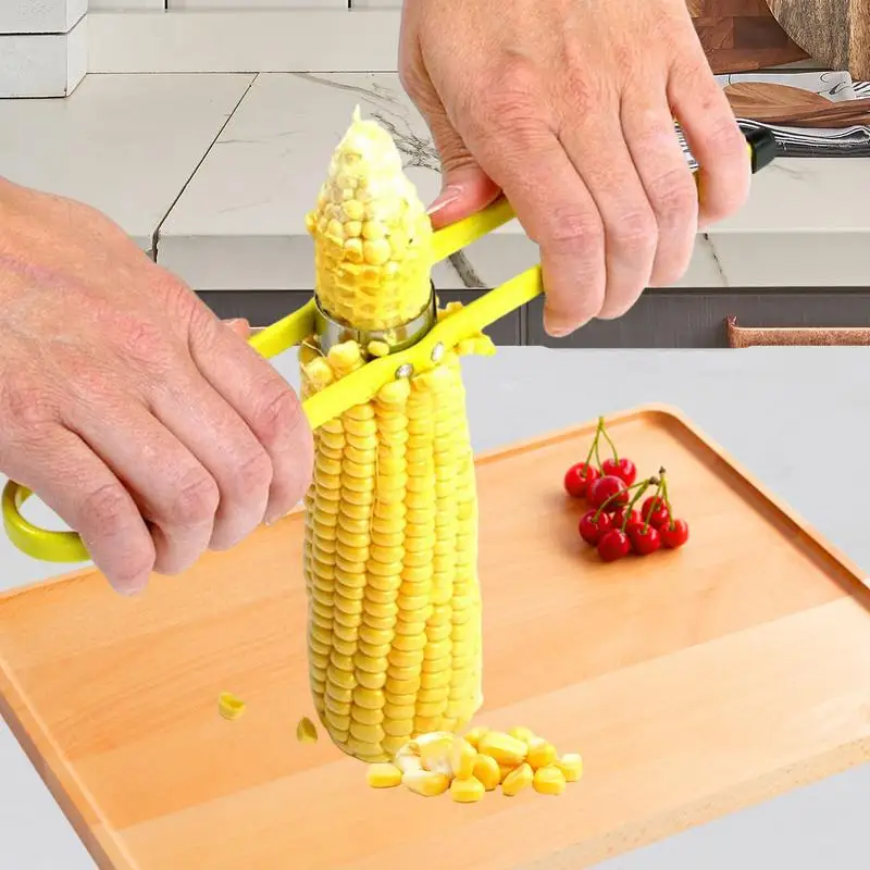 Corn Kernel Remover Corn Cob Peeler Corn Remover Corn Thresher Hand Tools Stainless Steel Corn Cob Stripper Corn Peeler Kitchen