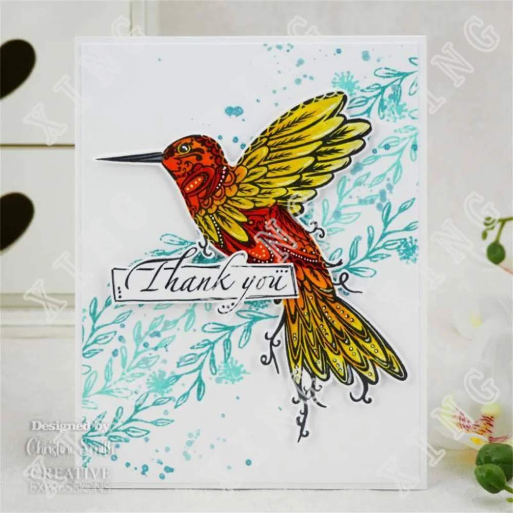 Hummingbird carimbos e dados nova chegada 2022 scrapbook diário decoração estêncil modelo de gravação diy cartão feito à mão