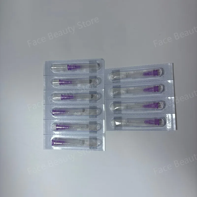 100 قطعة يمكن التخلص منها 36 جرام 4 مللي متر إبرة معبأة بشكل فردي إبرة أدوات التجميل غير مؤلم