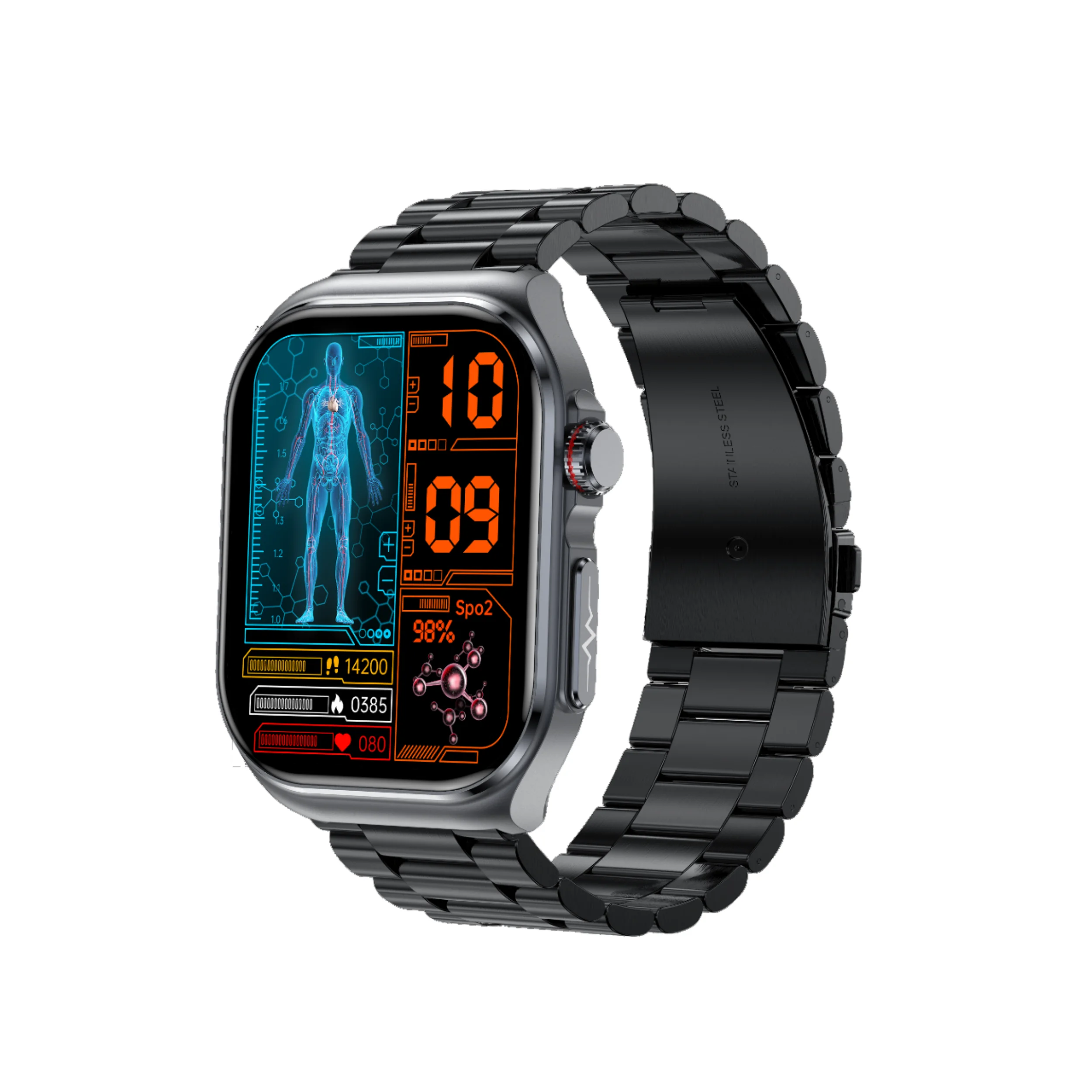 2026 Fashionable Waterproof Men Women Android IOS Compatible ECG PPG HRV Temperature Monitor Reloj Smart Watch