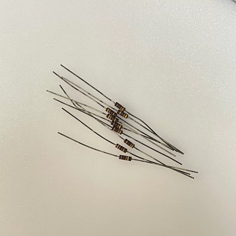 

10-100PCS New American AB resistor 1/4W 470R European antique carbon core non inductive resistor audio resistor