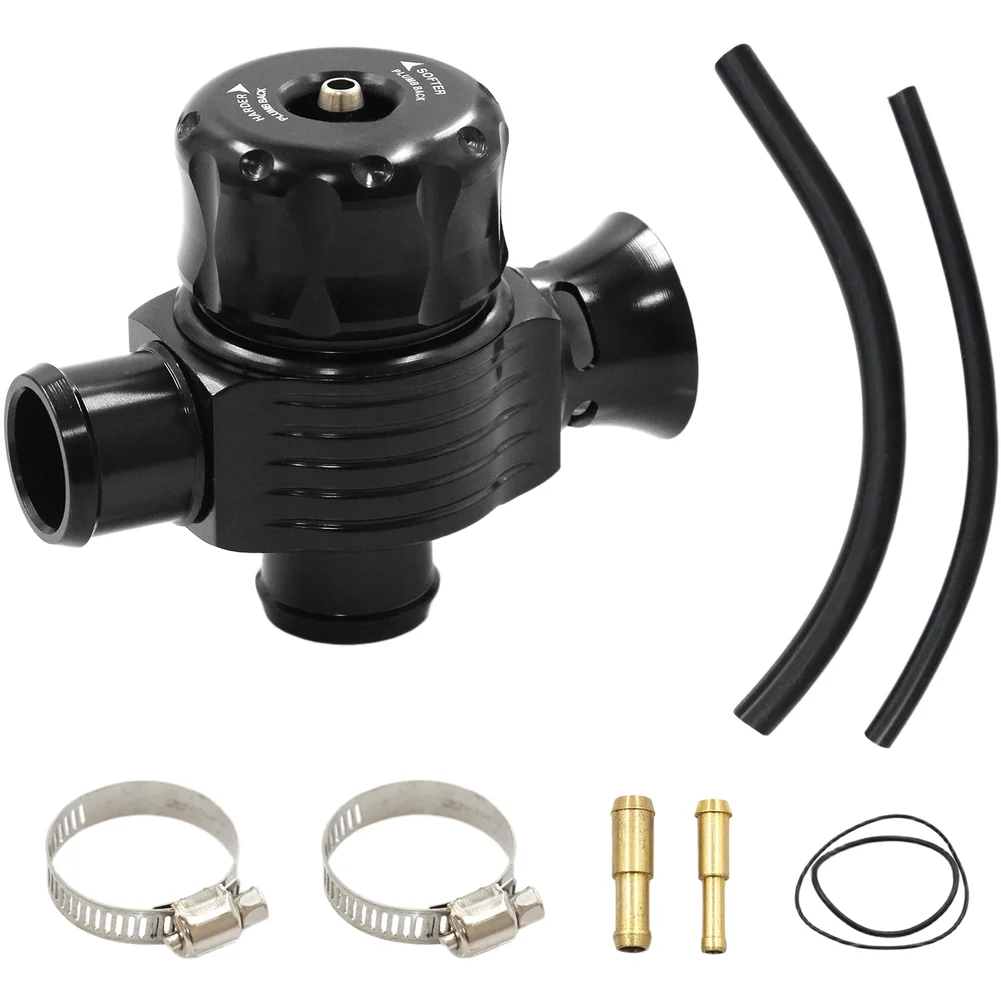 Turbo 25mm Diverter Dump Blow Off Valve Dual Port For MK4 For Golf For Polo 1.8T