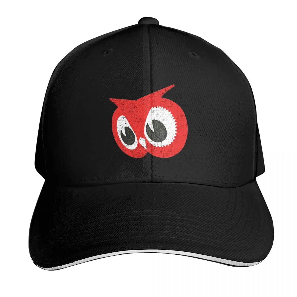 Red Owl Grocery Food Store Vintage Retro Distressed Baseball Cap Thermal Visor Horse Hat foam party Hat Female Men's