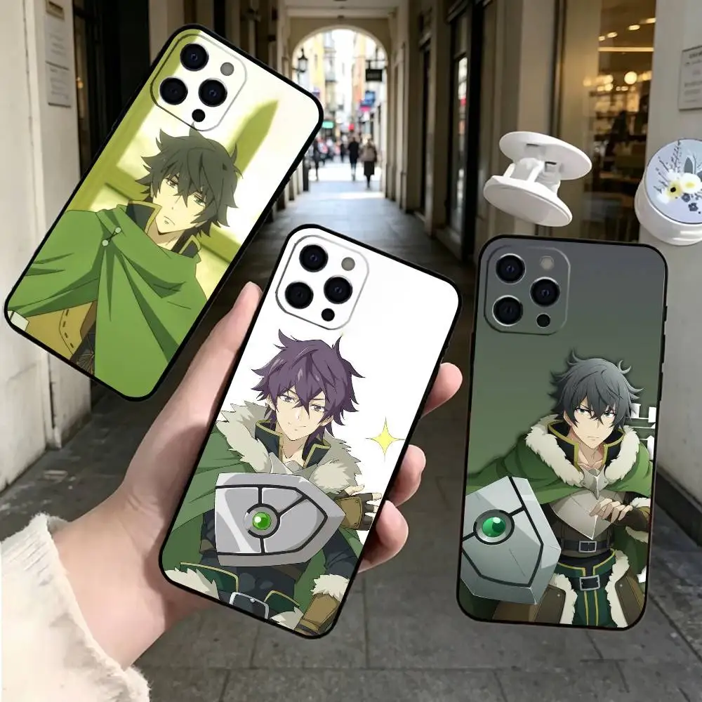 

The Rising of the Shield Hero Phone Case For iPhone 17, 16,15,14,13,12,11 Plus,Pro Max, Others Soft Black Cover