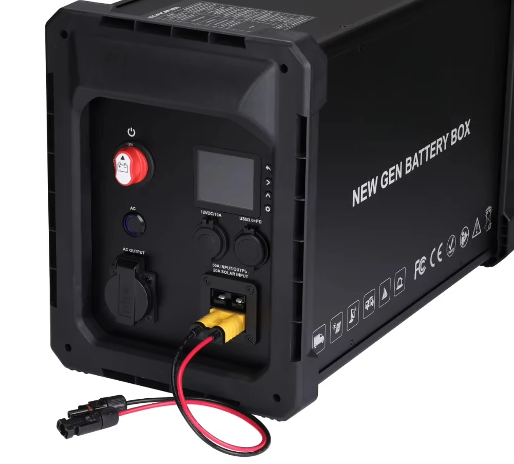 

Instrument Cover Aluminum Alloy Shell Box Multifunction Empty Lithium AGM Lead-acid Gel Diy 200ah 12v Battery Box with Inverter