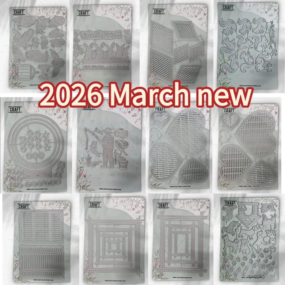 

Party Time A5 Clearstamp 2026 New Metal Cutting Dies For DIY Scrapbooking Crafts Maker Photo Album Template Handmade Decoration